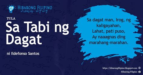 iyotan sa tabing dagat|Tula (Poem): Sa Tabi ng Dagat (By the Sea) .